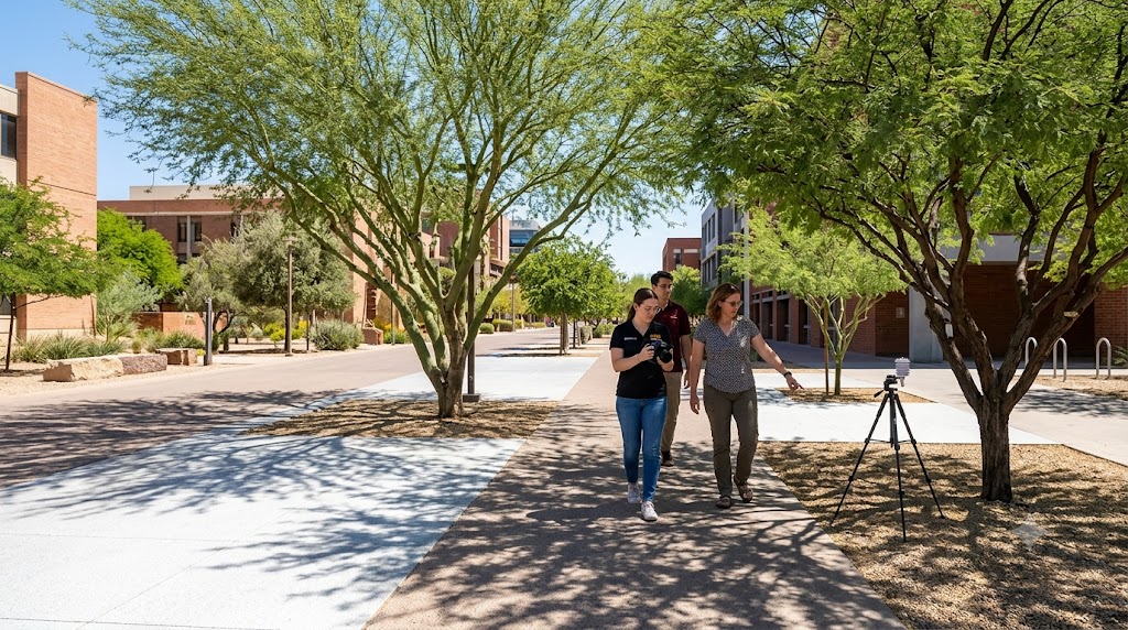 Urban tree heat mitigation project